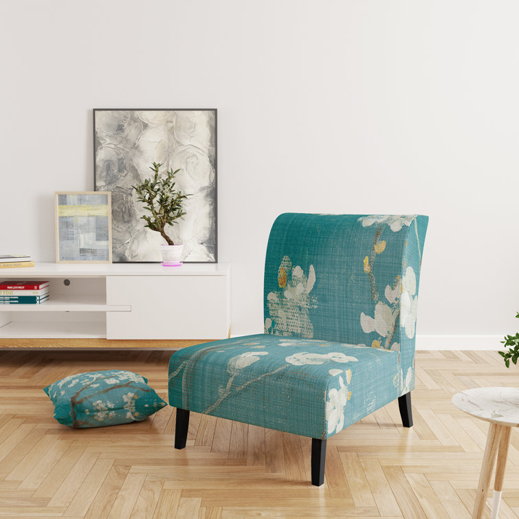 Slipper discount chair blue